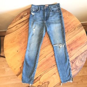 MOTHER Denim The Vamp Fray-Natural Born Trouble